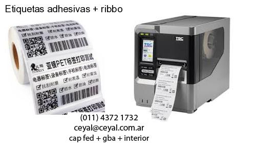 Etiquetas adhesivas   ribbo
