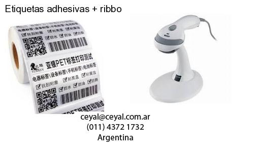 Etiquetas adhesivas   ribbo