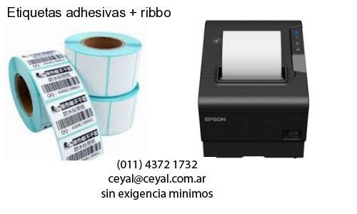 Etiquetas adhesivas   ribbo