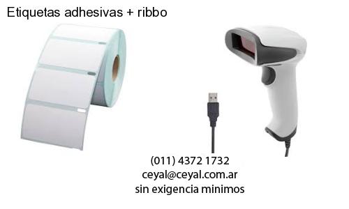 Etiquetas adhesivas   ribbo