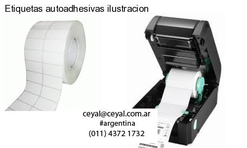 Etiquetas autoadhesivas ilustracion