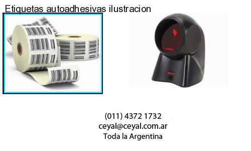 Etiquetas autoadhesivas ilustracion
