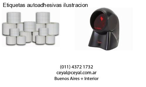 Etiquetas autoadhesivas ilustracion