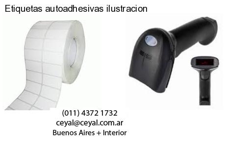Etiquetas autoadhesivas ilustracion