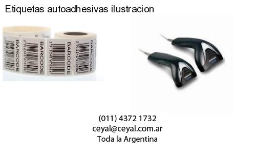 Etiquetas autoadhesivas ilustracion