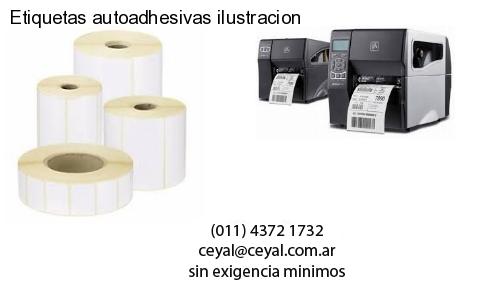 Etiquetas autoadhesivas ilustracion