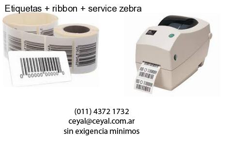 Etiquetas   ribbon   service zebra