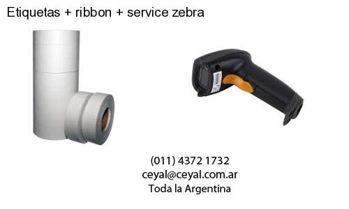 Etiquetas   ribbon   service zebra