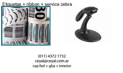 Etiquetas   ribbon   service zebra