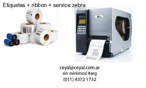 Etiquetas   ribbon   service zebra