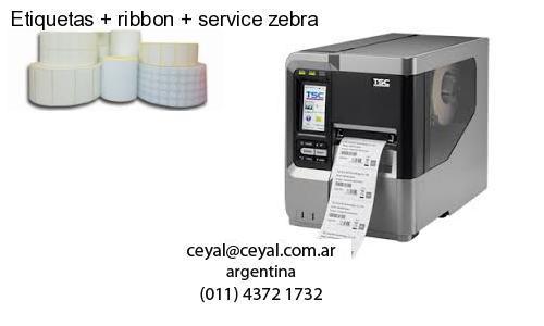 Etiquetas   ribbon   service zebra