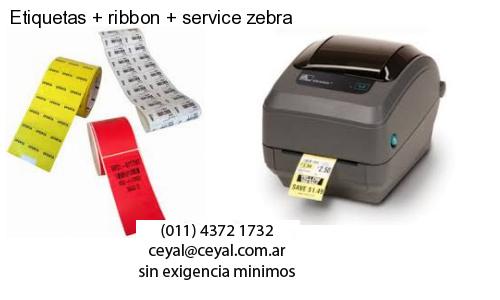 Etiquetas   ribbon   service zebra