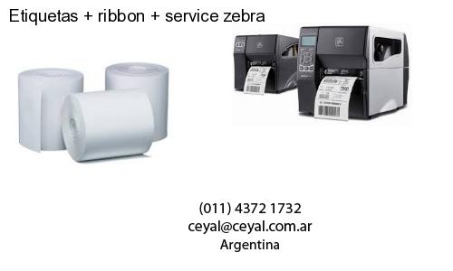 Etiquetas   ribbon   service zebra