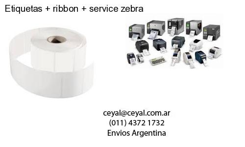 Etiquetas   ribbon   service zebra
