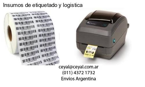 Insumos de etiquetado y logistica