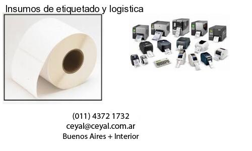 Insumos de etiquetado y logistica