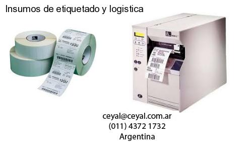 Insumos de etiquetado y logistica