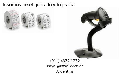 Insumos de etiquetado y logistica
