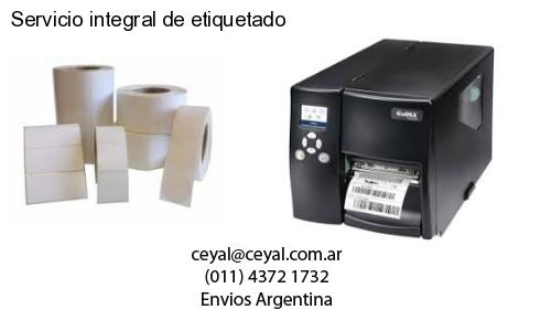 Servicio integral de etiquetado