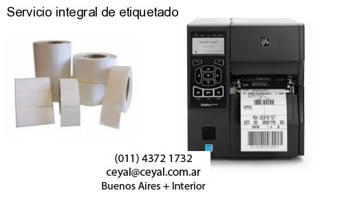Servicio integral de etiquetado