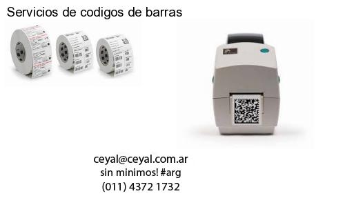 Servicios de codigos de barras