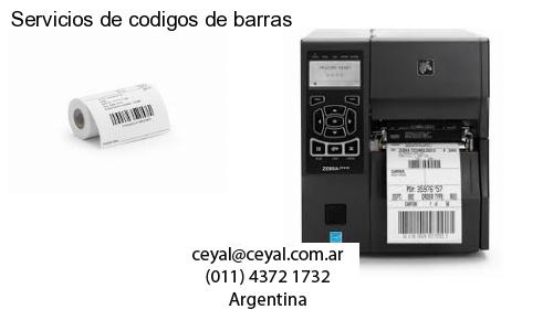 Servicios de codigos de barras
