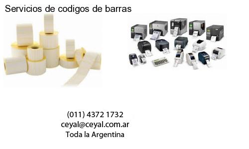 Servicios de codigos de barras