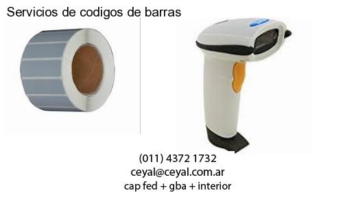 Servicios de codigos de barras