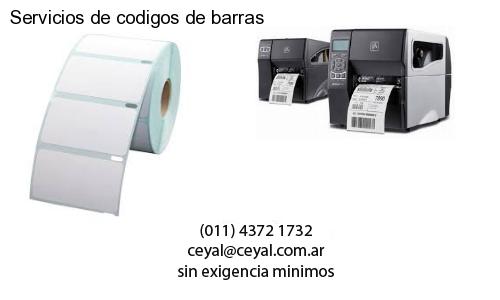 Servicios de codigos de barras