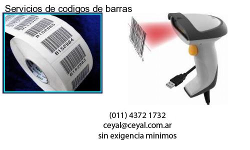 Servicios de codigos de barras