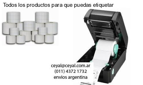 Todos los productos para que puedas etiquetar