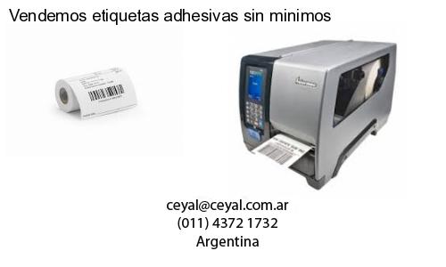 Vendemos etiquetas adhesivas sin minimos