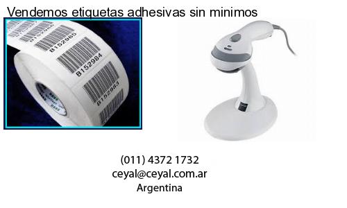 Vendemos etiquetas adhesivas sin minimos