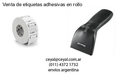 Venta de etiquetas adhesivas en rollo