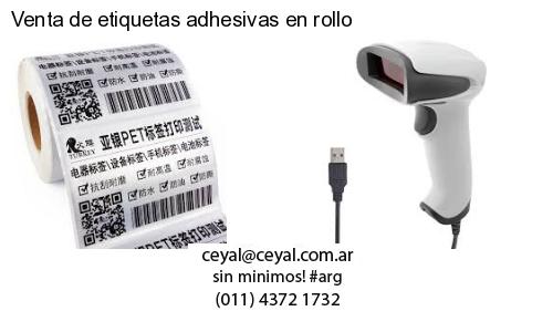 Venta de etiquetas adhesivas en rollo