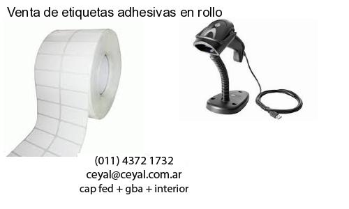 Venta de etiquetas adhesivas en rollo