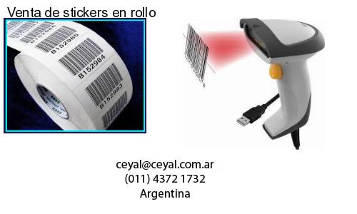 Venta de stickers en rollo