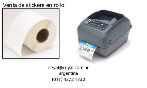 Venta de stickers en rollo