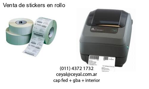 Venta de stickers en rollo