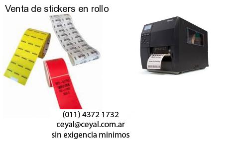 Venta de stickers en rollo