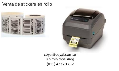 Venta de stickers en rollo