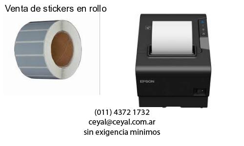 Venta de stickers en rollo