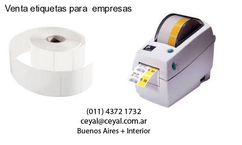 Venta etiquetas para  empresas