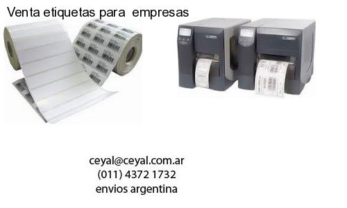 Venta etiquetas para  empresas