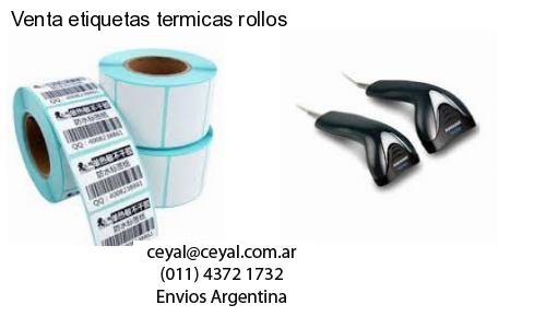 Venta etiquetas termicas rollos