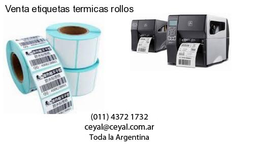 Venta etiquetas termicas rollos
