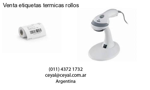 Venta etiquetas termicas rollos