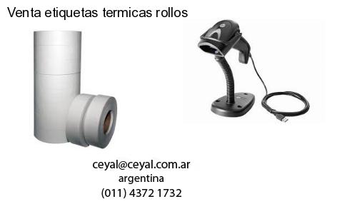 Venta etiquetas termicas rollos
