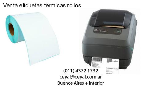 Venta etiquetas termicas rollos