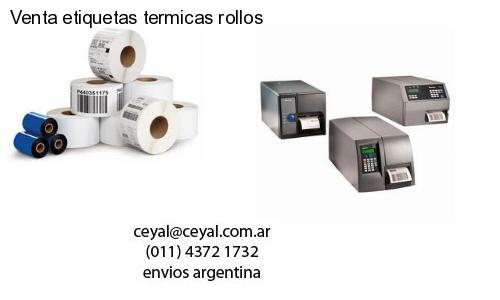 Venta etiquetas termicas rollos